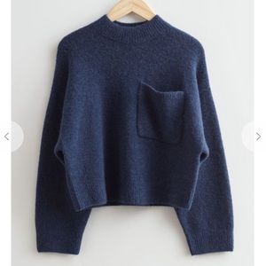 & Other Stories Chest Pocket Sweater